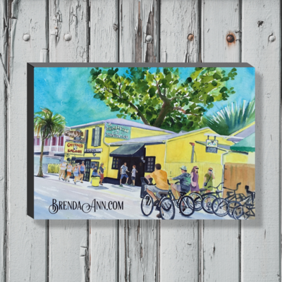 Key West Art - Captain Tony&#39;s Saloon Canvas Gallery Wrapped Print