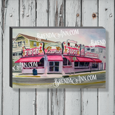 Wildwood Art - Laura’s Fudge Canvas Gallery Wrapped Print