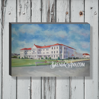 Stone Harbor Art - Villa Maria By the Sea Canvas Gallery Wrapped Print