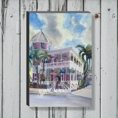 Key West Art - Artist House Canvas Gallery Wrapped Print
