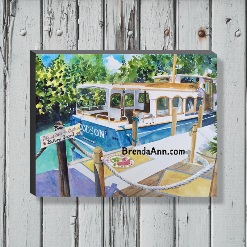 Key West Art - Little Palm Island Resort & Spa Canvas Gallery Wrapped Print