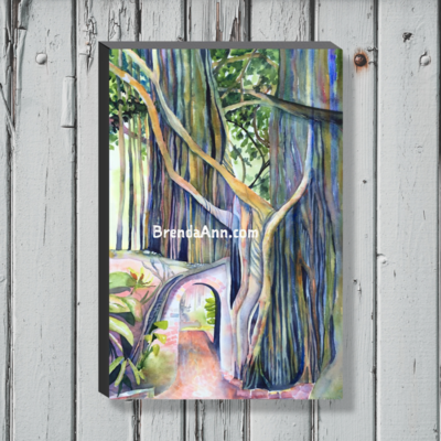 Key West Art - West Martello Canvas Gallery Wrapped Print