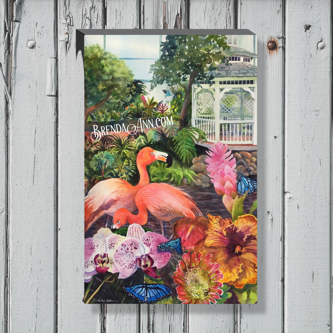 Key West Art - Key West Butterfly and Nature Conservancy Canvas Gallery Wrapped Print