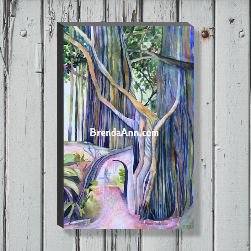 Key West Art - West Martello Canvas Gallery Wrapped Print