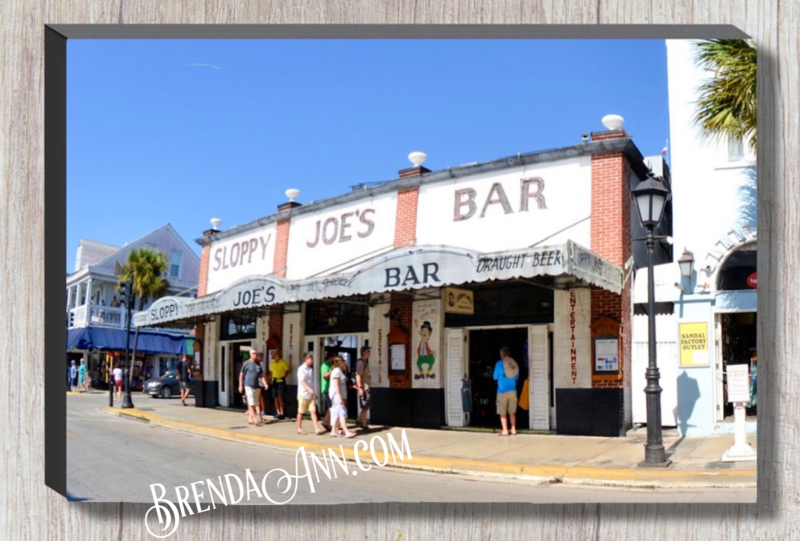 Key West Sloppy Joe's Bar - Canvas Gallery Wrapped Print - Fine Art Photography