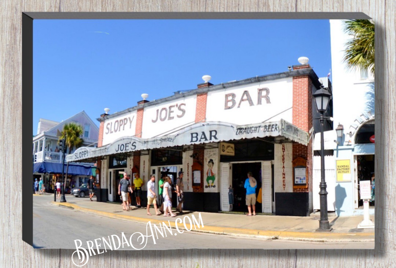 Key West Fine Art Photography - Sloppy Joe's Bar - Canvas Print 