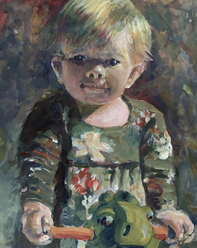 Custom Watercolor Art - Child’s Portrait Commission 