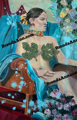Oil Painting Art - Veronica Figurative Print