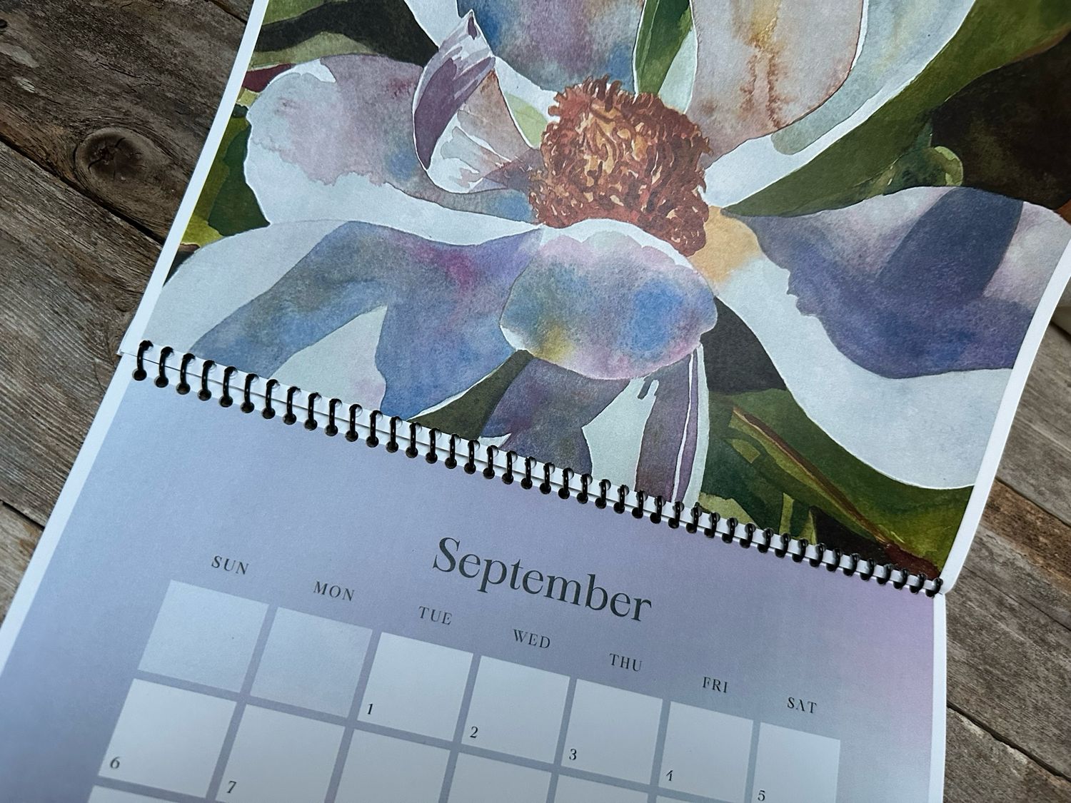 2026 Floral Watercolor Calendar by Brenda Ann