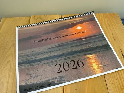 2026 Stone Harbor &amp; Avalon Sunrise Photography Wall Calendar – Coastal New Jersey Landscapes by Brenda Ann
