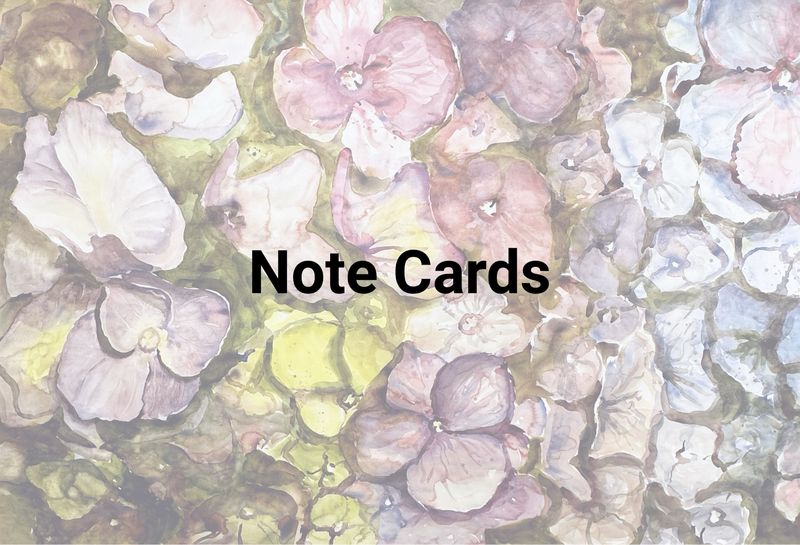 watercolor note cards