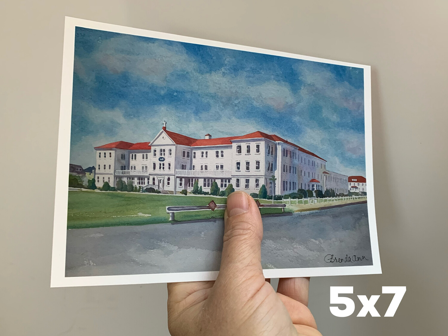 Villa Maria – Stone Harbor NJ Watercolor Print