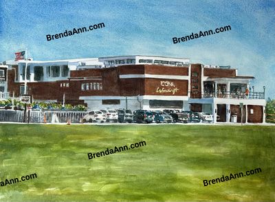 ICONA Windrift Avalon NJ Original Watercolor Painting