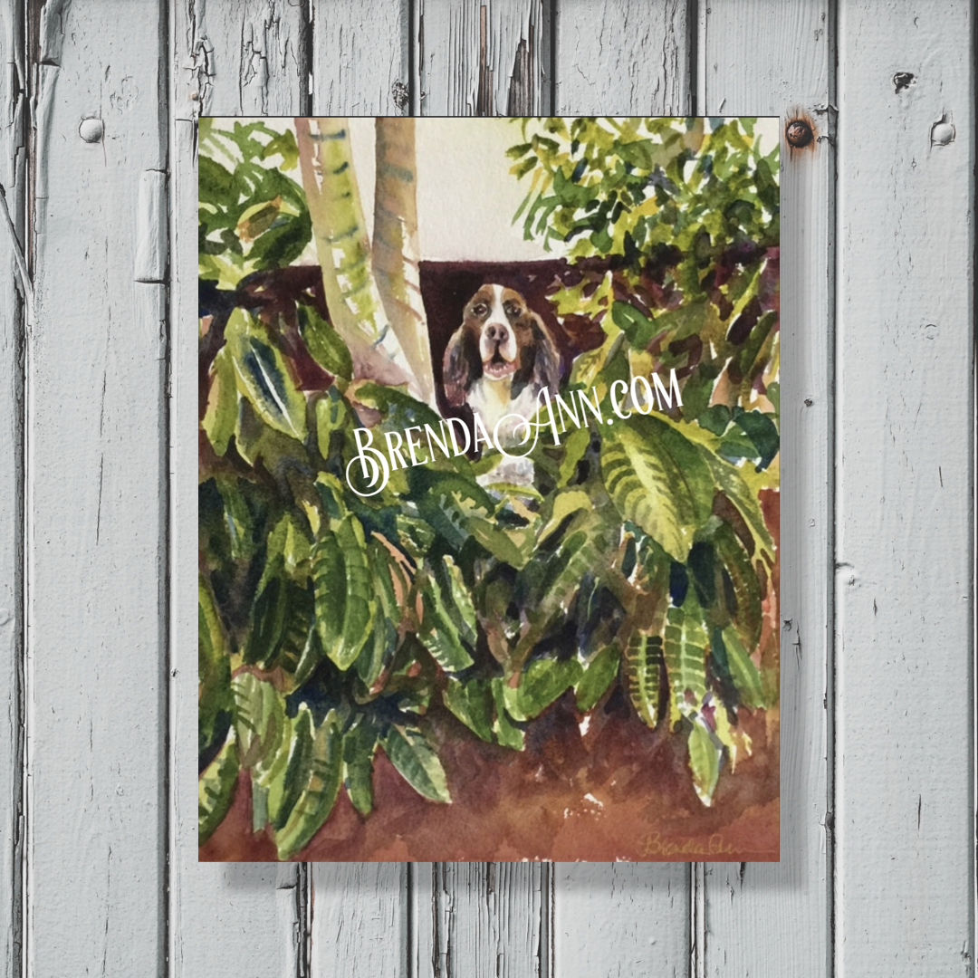 Made-to-Order Watercolor Portraits of Houses and Pets