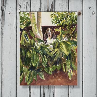 Made-to-Order Watercolor Portraits of Houses and Pets
