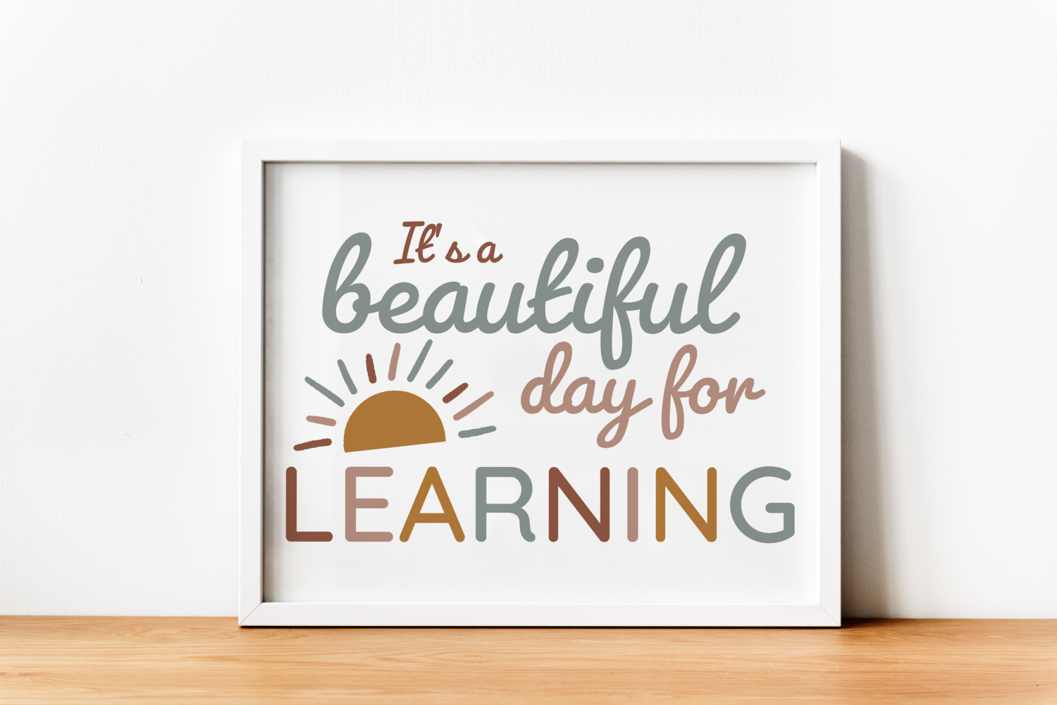 It's A Beautiful Day For Learning Digital Printable It's A Beautiful Day For Learning Digital Printable