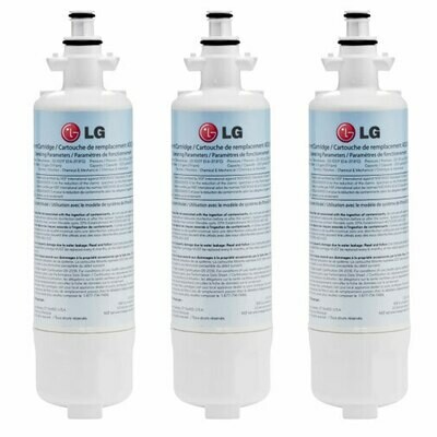 Paquete de 3 Filtros de agua LG Lt700p, ADQ36006101