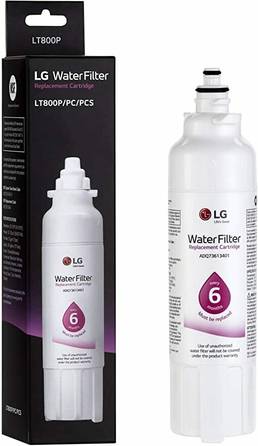 Filtro de agua Lt800P ADQ73613401 Para refrigerador LG