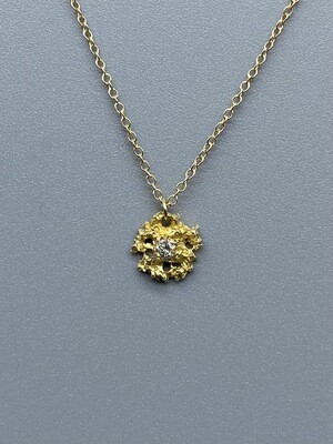 14k Star Pendant w/Diamonds - Branch Jewelry - Venice CA