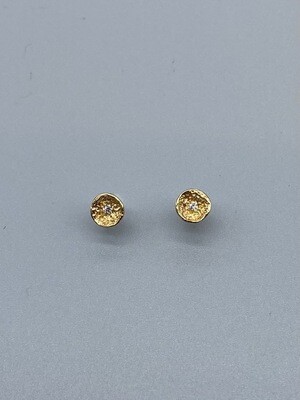 14k Gold w/Diamond Post Earrings