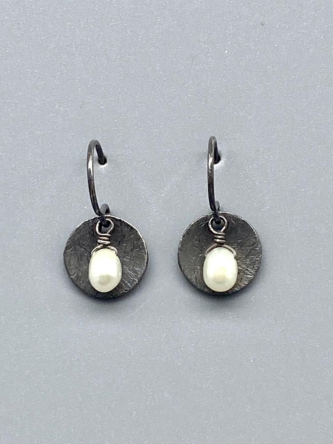 e453 Small Pearl Earrings, SS, Vermeil - Calliope - Seattle WA