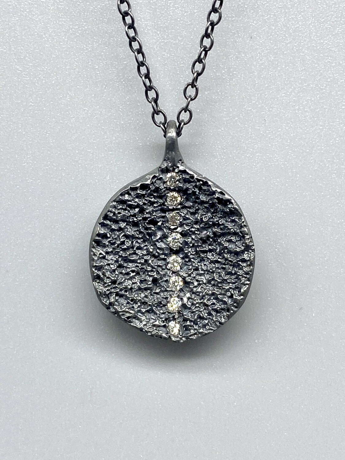 Lava Stripe Pendant Necklace