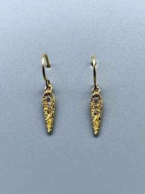14k Gold & Diamond Earrings