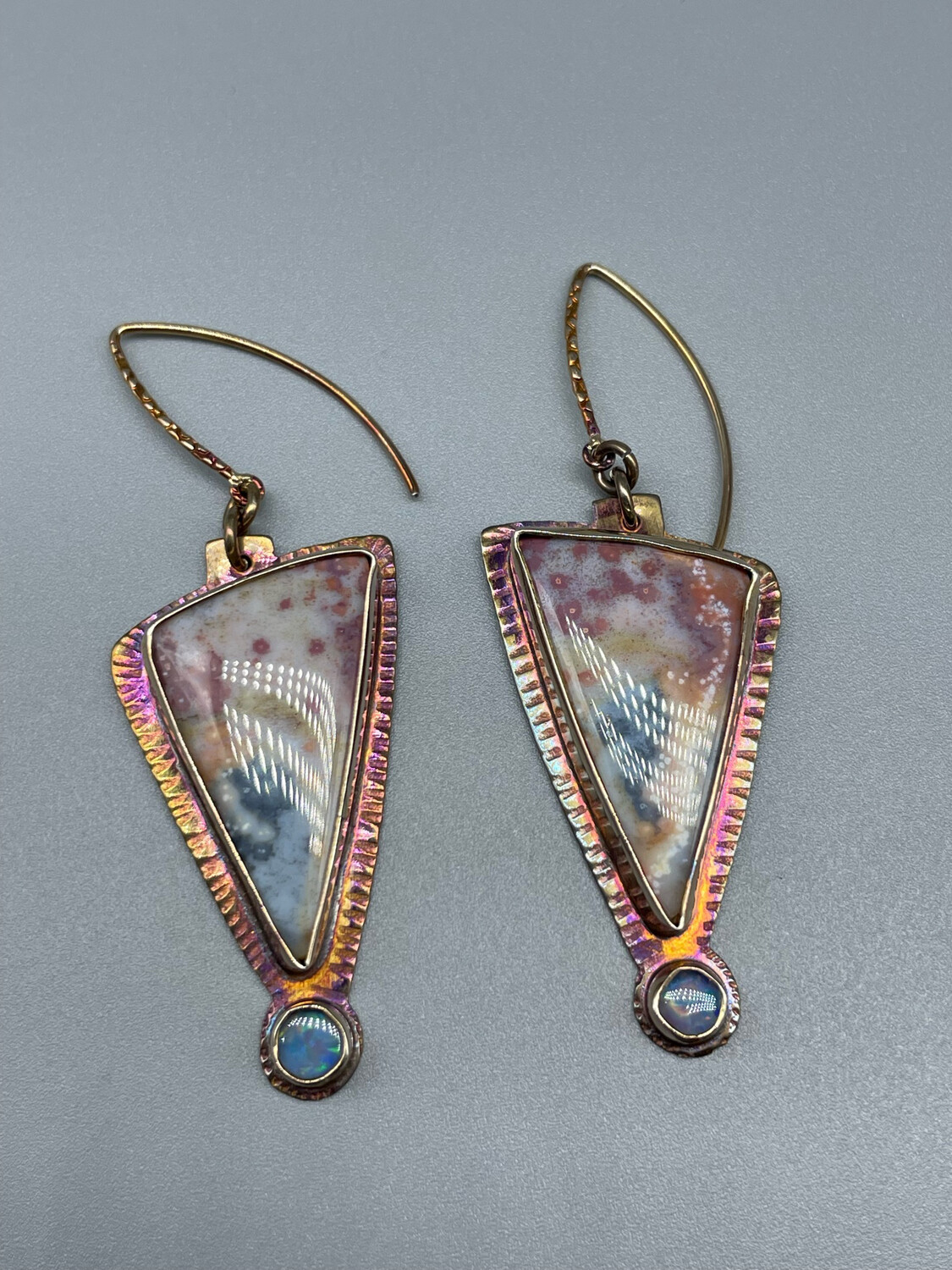 Jasper/Opal Earrings, SS - Julie Shaw, Cocoa FL