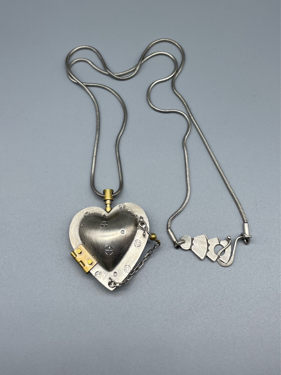 Chamber Heart Locket Necklace
