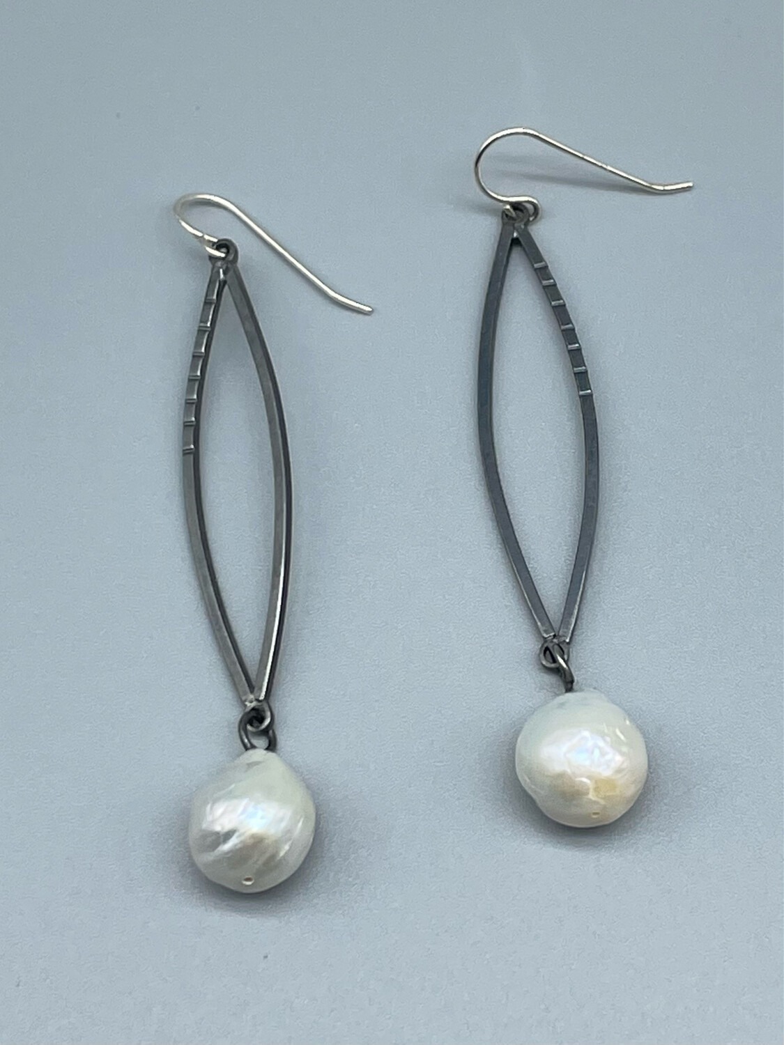 Ox SS Ming Pearl Earrings - Tammy B Jewelry, Lincoln NE