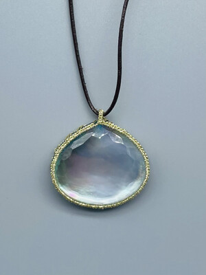 Mother of Pearl Doublet Necklace