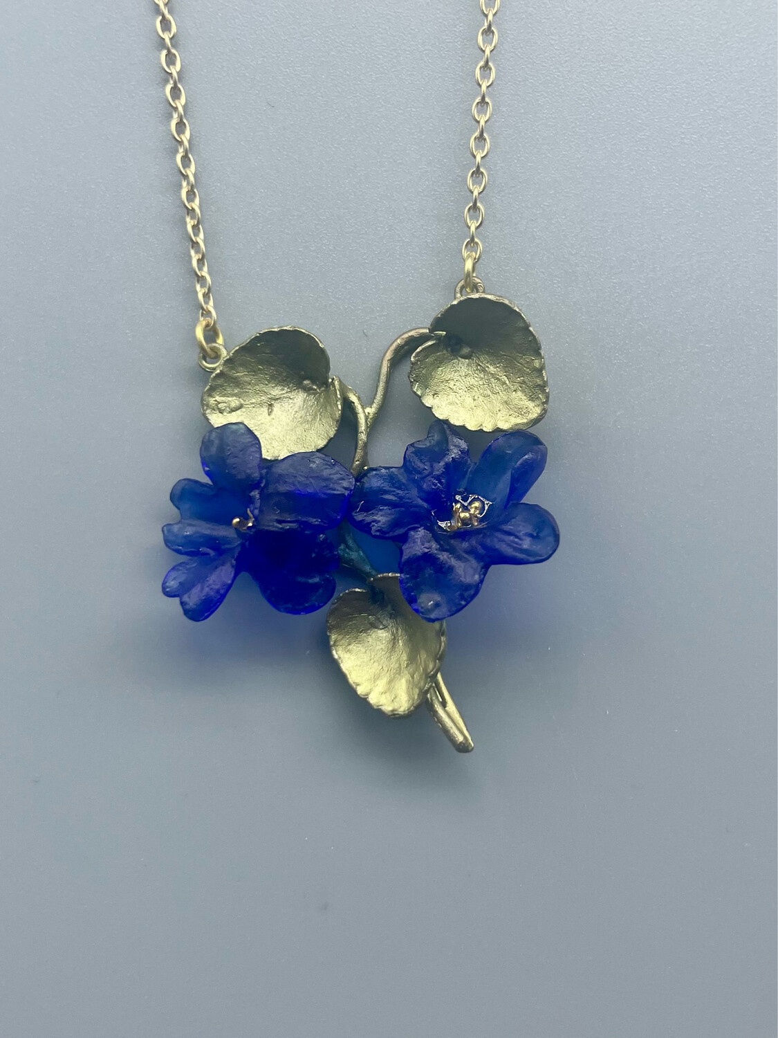 9409BZ Wild Violet Pendant Necklace - Michael Michaud, Bellmore NY