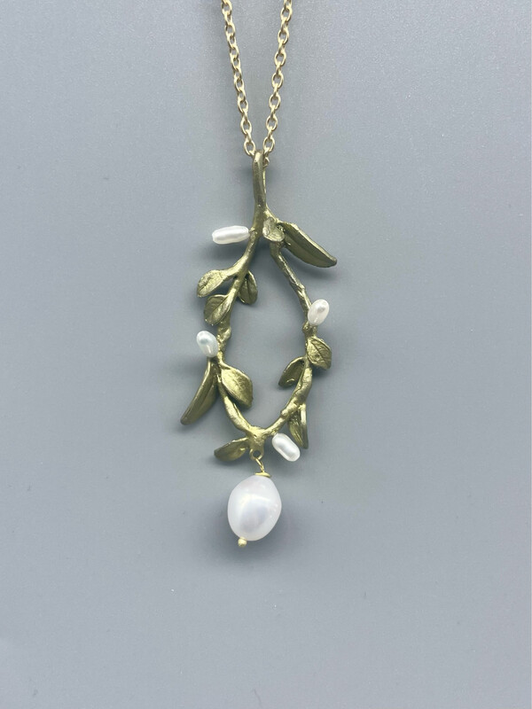 Victorian Vine Pendant Necklace