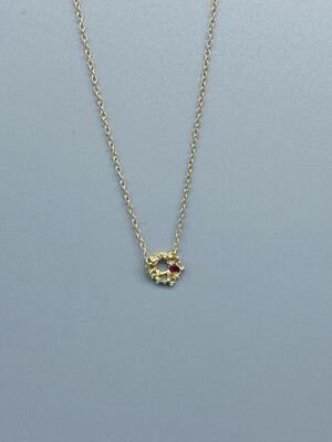 16" 14k Supernova w/Ruby Necklace - Branch Jewelry - Venice CA