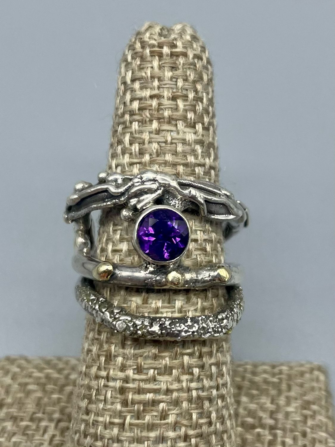 (7) Amethyst Ring, SS -  Tamara Kelly, Ferndale WA