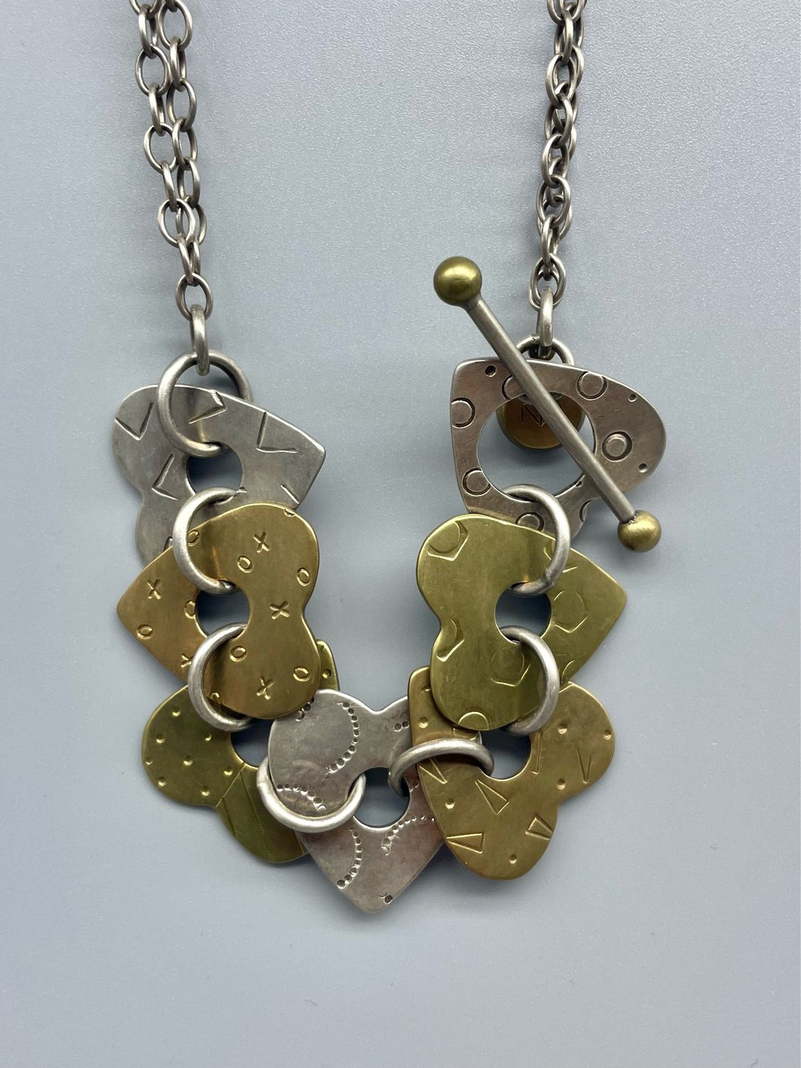 Recurring Love Necklace, SS & Brass - Thomas Mann - New Orleans LA