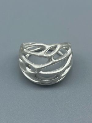 Sz 7 Wing Ring,  SS - Branch Jewelry - CA
