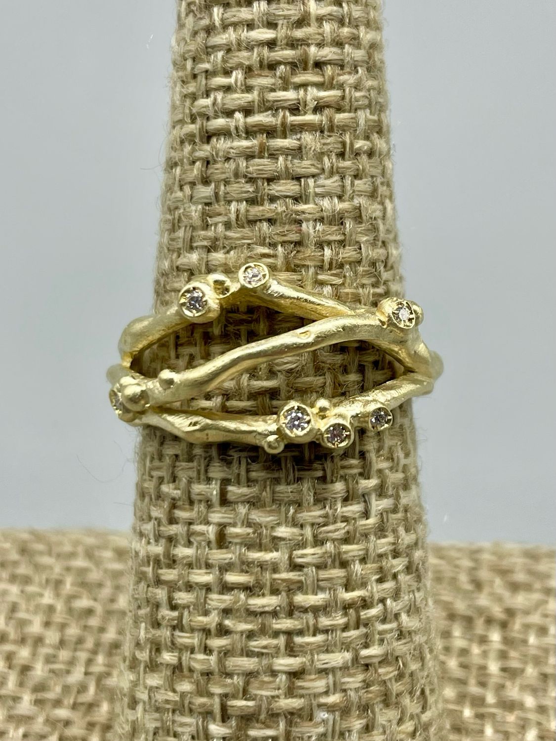 Sz 7 3 Branch 14k/Diamond Ring - Branch Jewelry, California
