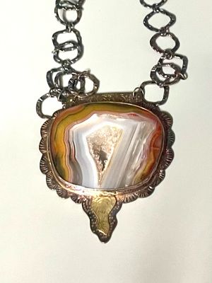 22" Condor Agate Necklace