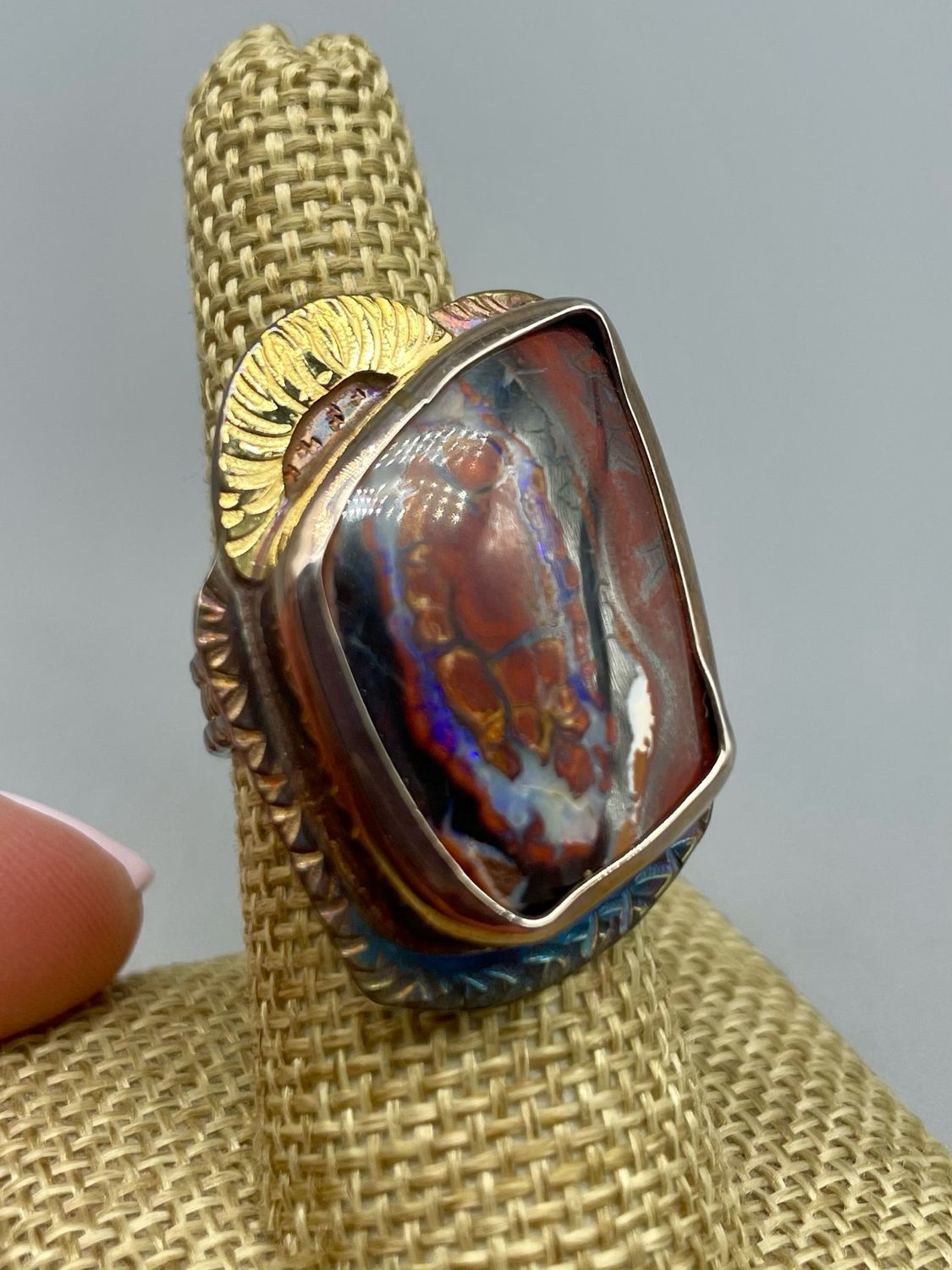 Koroite Opal Ring