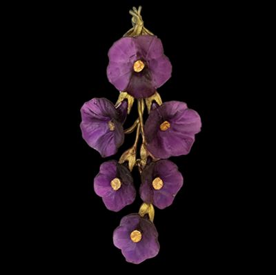 Petunia Brooch