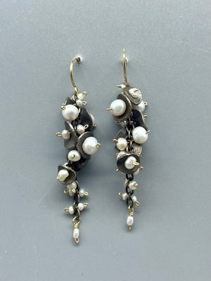 Cascading Pearl Earrings