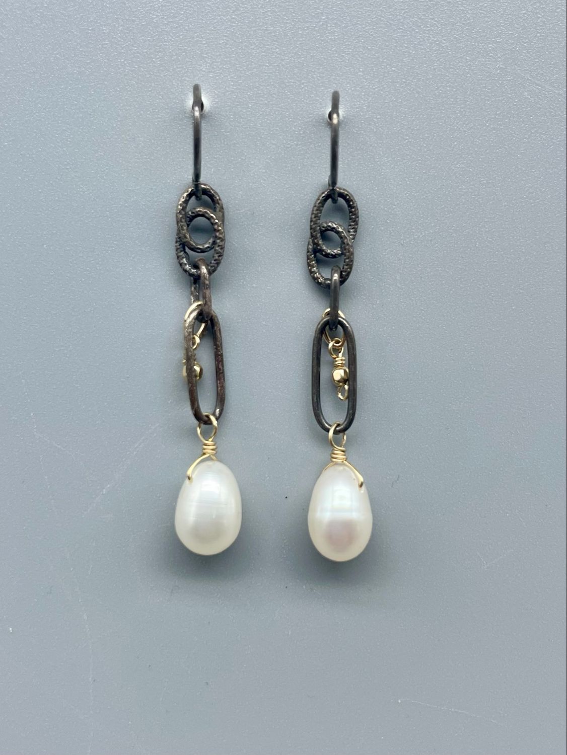 Pearl Chain Earrings