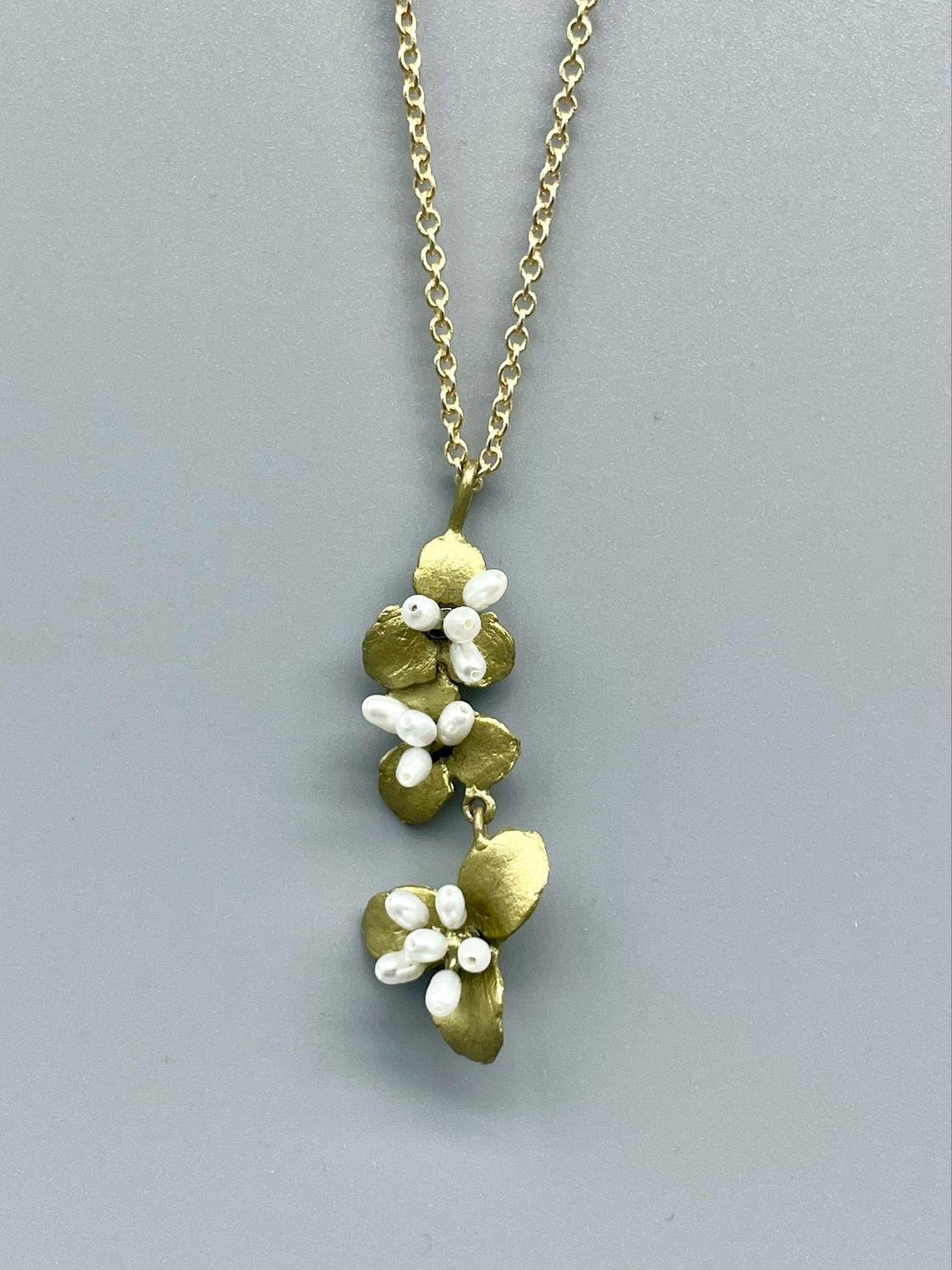 Pachysandra Drop Necklace
