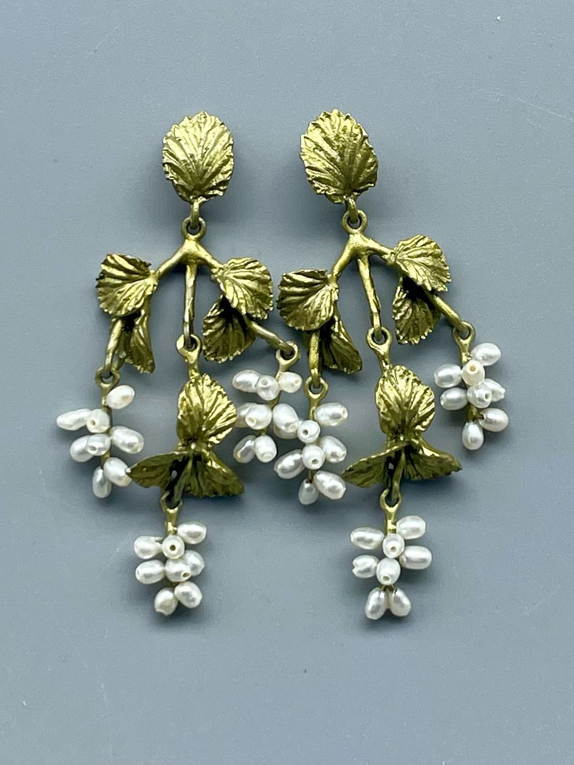 Spring Birch Chandelier Post Earrings