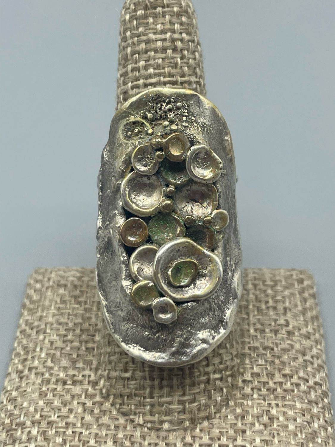 Sterling Silver w/Copper/Brass Accents Ring