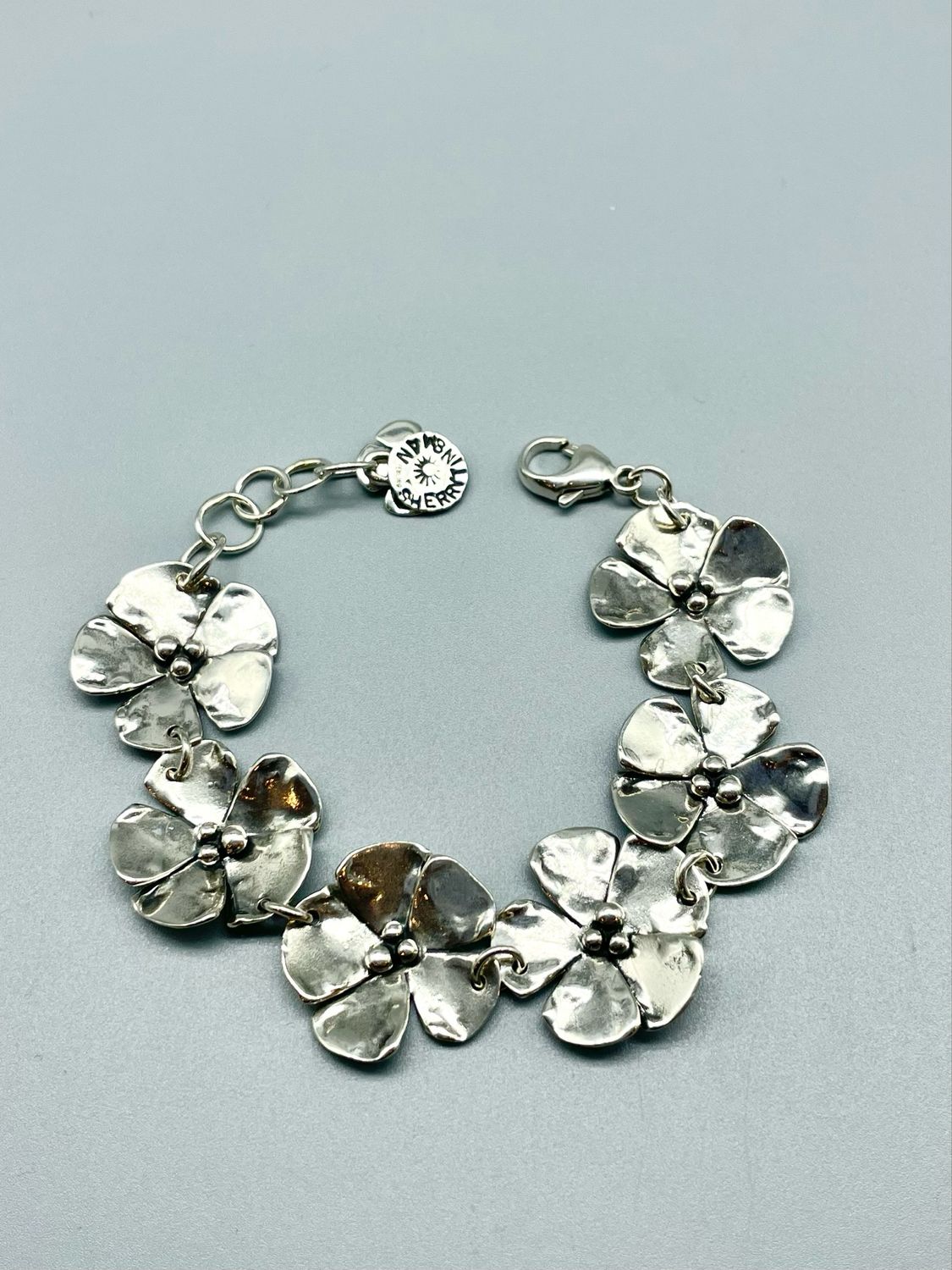 Approx 8" Dogwood Bracelet, SS - Sherry Tinsman, Perkasie PA