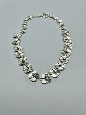 Graduated Dogwood Statement Necklace
