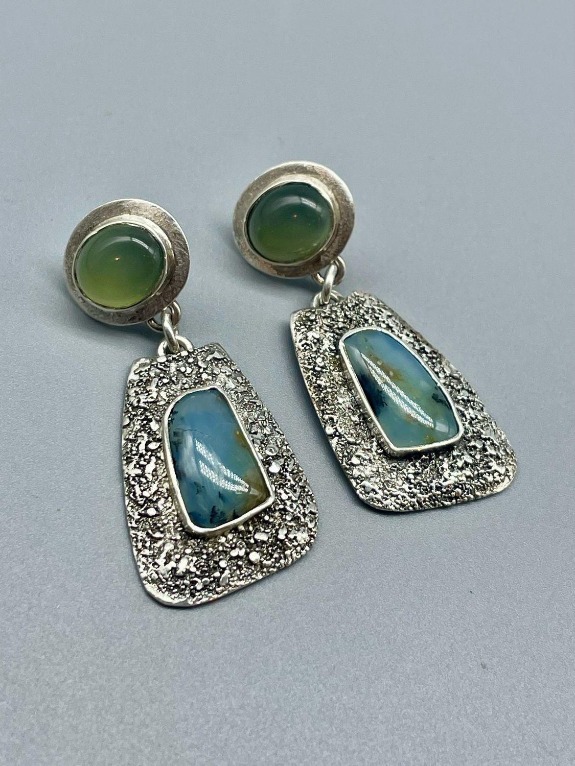 Peruvian Opal/Chalcedony Earrings