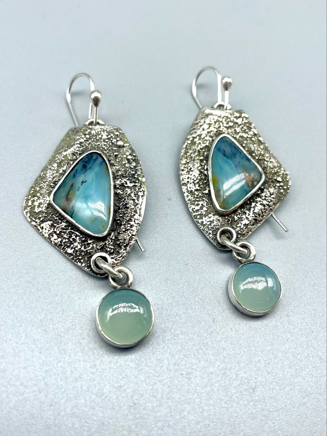 Peruvian Opal/Chalcedony Earrings